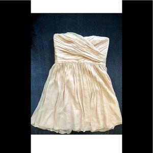 J. Crew silk chiffon arabelle bridesmaid dress